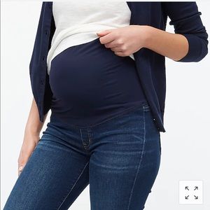J Crew Over belly maternity jeans